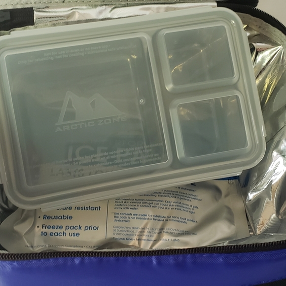 Artic Zone Insulated Lunch Box 4 pcs Bento Box - Picture 7 of 8